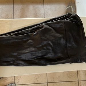 Spanx faux leather leggings small petite